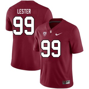 Men Zephron Lester Cardinal Stanford College Football #99 Jersey 387236-480