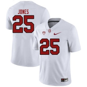 Men Brandon Jones White Stanford Cardinal College Football #25 Jersey 445757-140