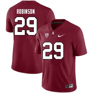 Men Caleb Robinson Cardinal Stanford University College Football #29 Jersey 921466-853