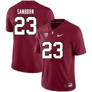 Men Ryan Sanborn Cardinal Cardinal College Football #23 Jersey 277836-405