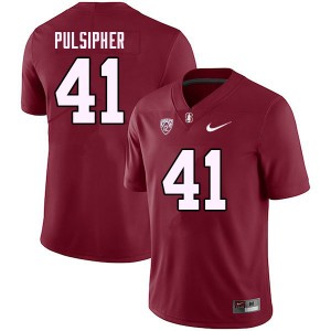 Men Anson Pulsipher Cardinal Stanford University College 2023 Football #41 Jersey 689999-113