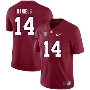 Men Ashton Daniels Cardinal Cardinal College 2023 Football #14 Jersey 898840-691