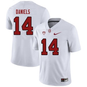 Men Ashton Daniels White Stanford Cardinal College 2023 Football #14 Jersey 201537-852