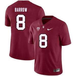 Men Brendon Barrow Cardinal Stanford University College 2023 Football #8 Jersey 997762-935