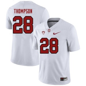 Men Joshua Thompson White Stanford College 2023 Football #28 Jersey 366248-223