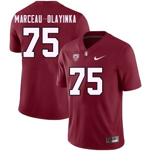 Men Braden Marceau-Olayinka Cardinal Stanford Cardinal College Football #75 Jersey 963584-789