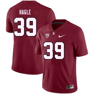 Men Brayden Hagle Cardinal Stanford University College Football #39 Jersey 456843-148