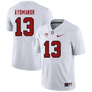 Men Elic Ayomanor White Stanford College Football #13 Jersey 207381-500