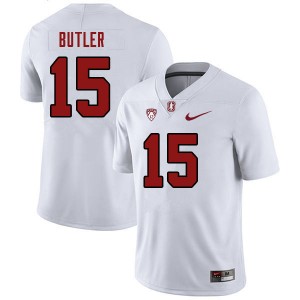 Men Ryan Butler White Cardinal College Football #15 Jersey 382751-936