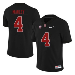 Men Zahran Manley Black Cardinal College Football #4 Jersey 851483-818