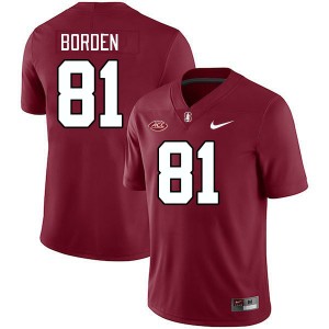 Men Ahmari Borden Cardinal Cardinal 2024 ACC Conference College Football #81 Jersey 741124-824