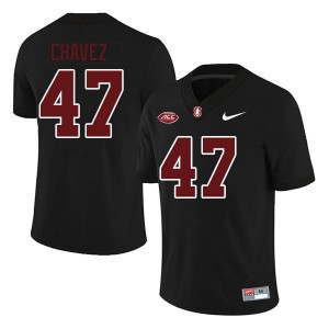 Men Alejandro Chavez Black Stanford 2024 ACC Conference College Football #47 Jersey 845397-312