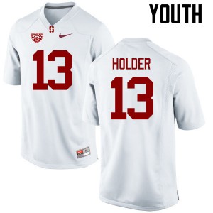 Youth Alijah Holder White Stanford University College Football #13 Jersey 615090-481