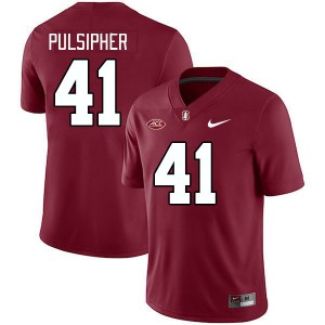 Men Anson Pulsipher Cardinal Stanford 2024 ACC Conference College Football #41 Jersey 688147-567
