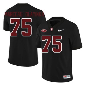 Men Braden Marceau-Olayinka Black Stanford 2024 ACC Conference College Football #75 Jersey 189072-746