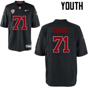 Youth Brandon Fanaika Black Cardinal College Football #71 Jersey 913808-559
