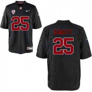 Men Cameron Scarlett Black Cardinal College Football #25 Jersey 304024-835