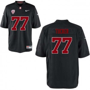 Men Casey Tucker Black Stanford University College Football #77 Jersey 917182-107