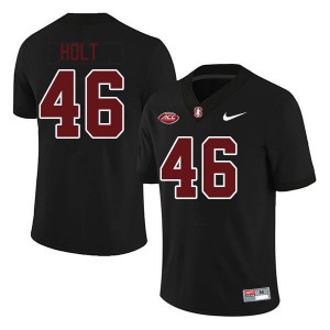 Men Chico Holt Black Stanford University 2024 ACC Conference College Football #46 Jersey 799115-135