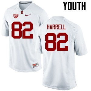 Youth Chris Harrell White Cardinal College Football #82 Jersey 767058-925