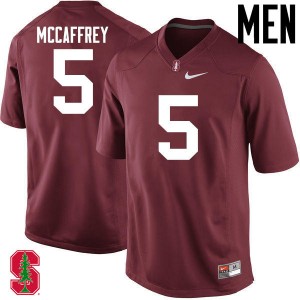 Men Christian McCaffrey Cardinal Cardinal College Football #5 Jersey 312992-705