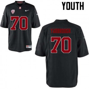 Youth Clark Yarbrough Black Cardinal College Football #70 Jersey 231075-449