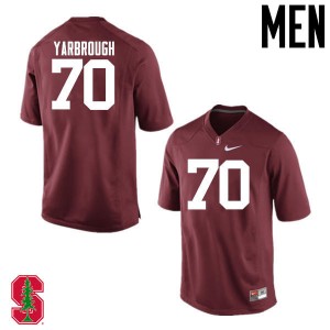 Men Clark Yarbrough Cardinal Stanford Cardinal College Football #70 Jersey 161987-628