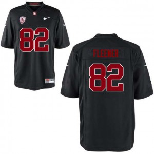Men Coby Fleener Black Stanford College Football #82 Jersey 293999-192