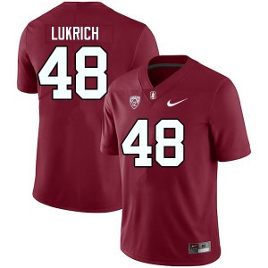 Men Coco Lukrich Cardinal Cardinal College Football #48 Jersey 674861-506