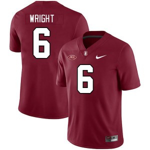 Men Collin Wright Cardinal Stanford Cardinal 2024 ACC Conference College Football #6 Jersey 475339-210