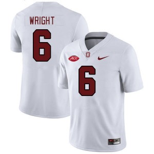 Men Collin Wright White Cardinal 2024 ACC Conference College Football #6 Jersey 863915-815