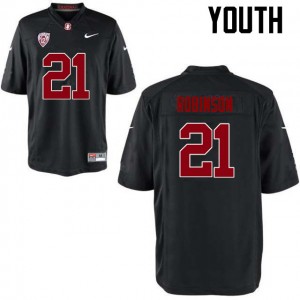 Youth Curtis Robinson Black Cardinal College Football #21 Jersey 879372-425