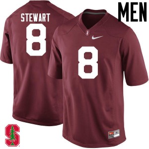 Men DOnald Stewart Cardinal Stanford University College Football #8 Jersey 707508-191