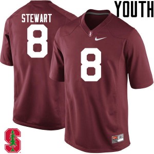 Youth DOnald Stewart Cardinal Cardinal College Football #8 Jersey 611066-837