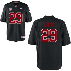 Men Dallas Lloyd Black Stanford Cardinal College Football #29 Jersey 143416-415