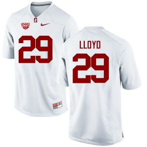 Men Dallas Lloyd White Stanford Cardinal College Football #29 Jersey 902494-713
