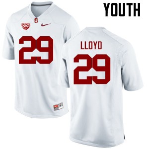 Youth Dallas Lloyd White Stanford University College Football #29 Jersey 456718-805