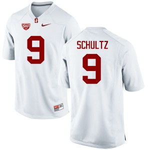 Men Dalton Schultz White Stanford University College Football #9 Jersey 429298-388