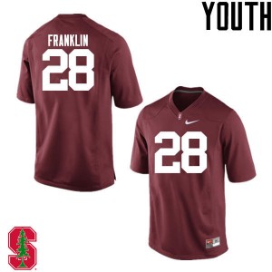 Youth Denzel Franklin Cardinal Cardinal College Football #28 Jersey 673376-338