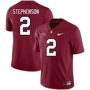 Men Dylan Stephenson Cardinal Stanford 2024 ACC Conference College Football #2 Jersey 607769-222