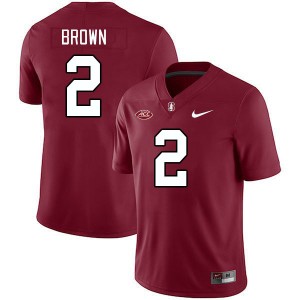 Men Elijah Brown Cardinal Stanford Cardinal 2024 ACC Conference College Football #2 Jersey 565550-160