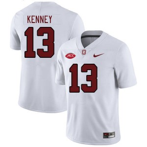 Men Emmet Kenney White Stanford Cardinal 2024 ACC Conference College Football #13 Jersey 733300-182