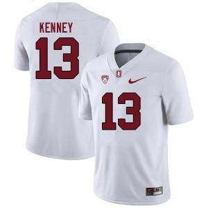 Men Emmet Kenney White Stanford University College Football #13 Jersey 145954-498