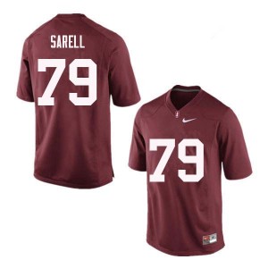 Men Foster Sarell Red Stanford University College Football #79 Jersey 652620-808