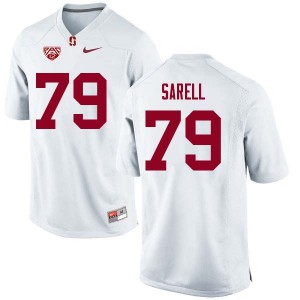 Men Foster Sarell White Stanford University College Football #79 Jersey 360724-445