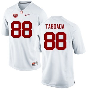 Men Greg Taboada White Stanford Cardinal College Football #88 Jersey 306421-587