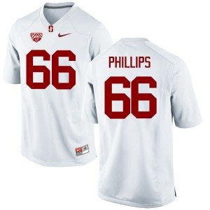 Men Harrison Phillips White Stanford College Football #66 Jersey 399254-593