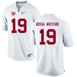 Men J.J. Arcega-Whiteside White Stanford College Football #19 Jersey 242728-340