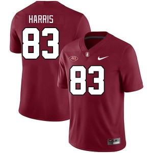 Men Jackson Harris Cardinal Stanford 2024 ACC Conference College Football #83 Jersey 659530-718