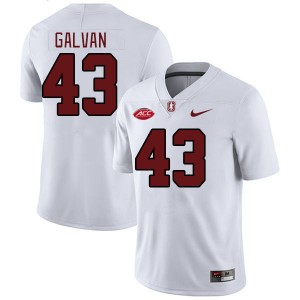 Men Jahsiah Galvan White Cardinal 2024 ACC Conference College Football #43 Jersey 841595-335